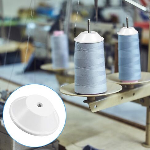 قطعتان من غطاء البكرة لآلة الخياطة، أجزاء ملحقات ماكينة الخياطة، حامل غطاء دبوس من البلاستيك الأبيض مناسب لآلات 3223 3232 3321 3323 4423 4432 8280 in Kuwait