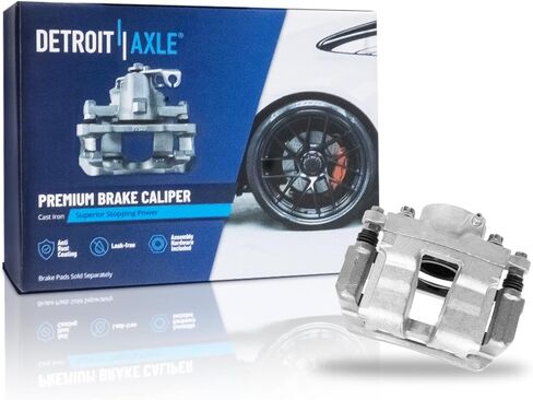 Detroit Axle - Front Right Brake Caliper for 12-14 Hyundai Sonata, Passenger Side Disc Brake Caliper w/Bracket 2011 2012 2013 2014 Replacement in Saudi Arabia