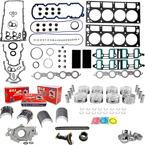DNJ EK3217AM Master Engine Rebuild Kit for 2007-2008 Cadillac, GMC Escalade, Escalade ESV, Escalade EXT 6.2L V8 16V OHV 6162cc in Saudi Arabia
