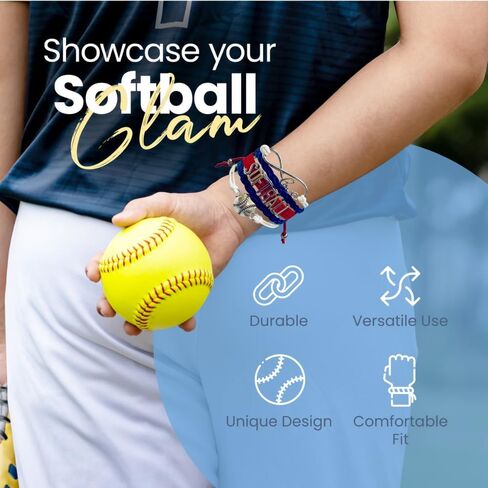 Infinity Collection Softball Charm Bracelet - Green Softball Jewelry, Softball Player, Team and Coaches Gifts in Kuwait