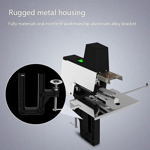 Electric Stapler Rapid,Metal Desktop Stapler,9-Speed Desktop Automatic Binding Machine with Foot Switch,for Documents,Books,Reports,Papers doublehead in Saudi Arabia