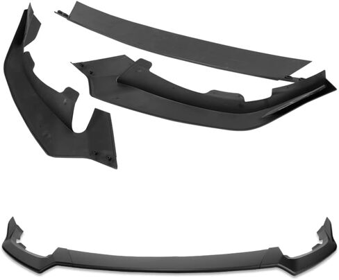 Q1-TECH, 9PCS Front Bumper Lip & Side Skirt Extensions Diffuser Compatible with 2021-2025 Tesla Model S (Do Not Fit for Old Style Bumper), Front Lip Spoiler Air Chin Splitter ABS (Painted Carbon) in Kuwait