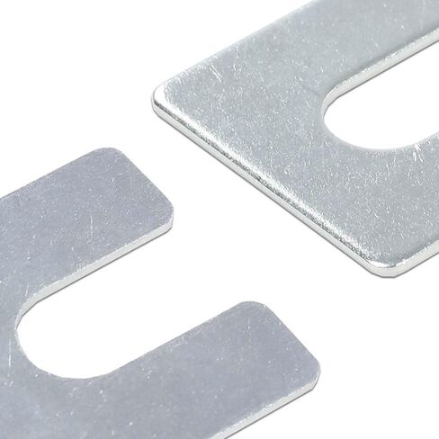 حشوات محاذاة الحاجز G-PLUS - سماكة 1/16 بوصة و1/8 بوصة - فتحة 3/8 بوصة - 24 حشوة - #397T متوافقة مع هيكل GM باللون الفضي in Saudi Arabia
