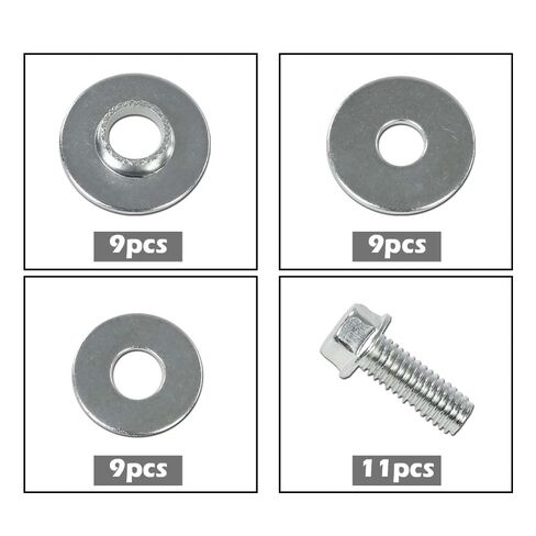 G-PLUS Plastics Bolt Kit Compatible with Honda Cr 60 80 85 125 250 450 480 500 Silver in Saudi Arabia