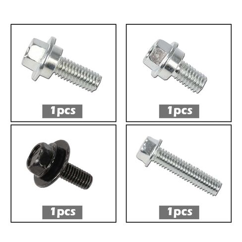 G-PLUS Plastics Bolt Kit Compatible with Honda Cr 60 80 85 125 250 450 480 500 Silver in Saudi Arabia