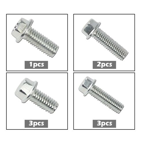 G-PLUS Plastics Bolt Kit Compatible with Honda Cr 60 80 85 125 250 450 480 500 Silver in Saudi Arabia