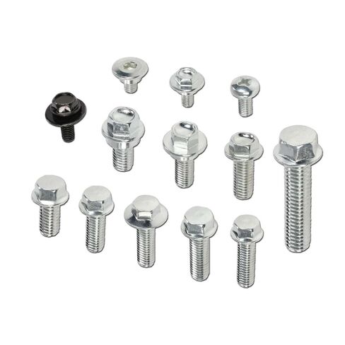 G-PLUS Plastics Bolt Kit Compatible with Honda Cr 60 80 85 125 250 450 480 500 Silver in Saudi Arabia