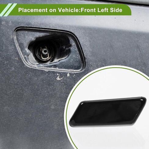 Front Left Side Bumper Headlight Washer Nozzle Cover Cap for Lexus GX460 2014-2019 8504560080 Black Bumper Trim Nozzle Cover 1 Pc in Saudi Arabia
