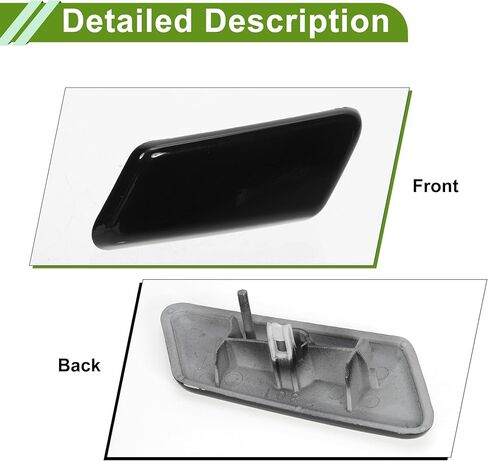 Front Left Side Bumper Headlight Washer Nozzle Cover Cap for Lexus GX460 2014-2019 8504560080 Black Bumper Trim Nozzle Cover 1 Pc in Saudi Arabia