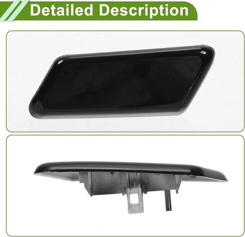 Front Left Side Bumper Headlight Washer Nozzle Cover Cap for Lexus GX460 2014-2019 8504560080 Black Bumper Trim Nozzle Cover 1 Pc in Saudi Arabia