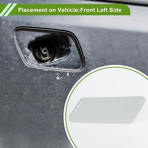 Front Left Side Bumper Headlight Washer Nozzle Cover Cap for Lexus GX460 2014-2019 8504560080 Black Bumper Trim Nozzle Cover 1 Pc in Saudi Arabia
