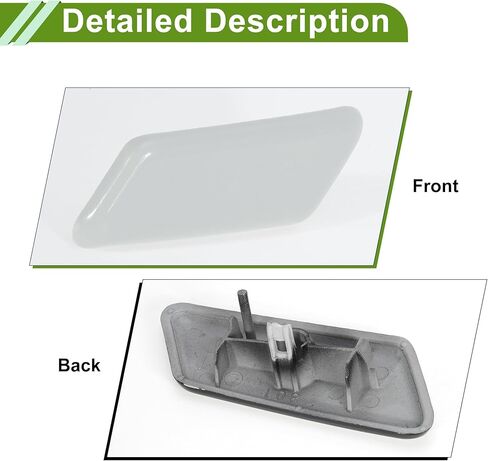 Front Left Side Bumper Headlight Washer Nozzle Cover Cap for Lexus GX460 2014-2019 8504560080 Black Bumper Trim Nozzle Cover 1 Pc in Saudi Arabia