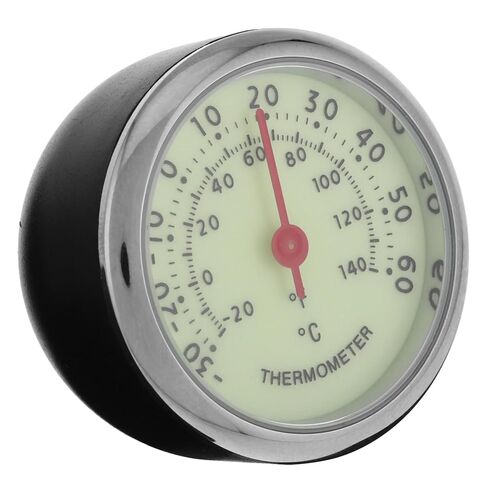 Car Thermometer with Dual Interior and Exterior Temperature Display Luminous Dashboard Gauge for Cars Self Adhesive Compact Window Thermometer for Outdoor Activities and Vehicle in Saudi Arabia