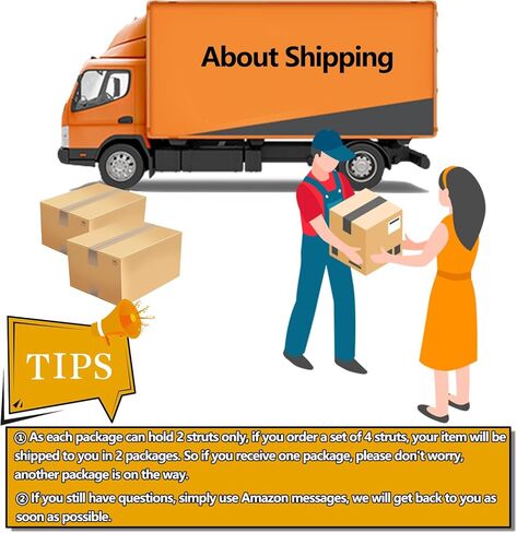 Front Pair Complete Struts with Coil Spring Assembly Compatible with 2007 2008 2009 2010 2011 2012 2013 2014 Honda CR-V Shock Absorbers Kit -272491-272492 (Set of 2) in Kuwait