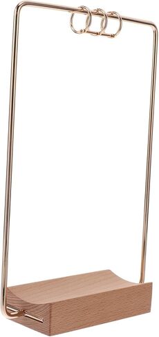 Flip Calendar Holder Desk Stand Metal Bracket Compact Design Professional Office Desktop Calendar Accessory Elegant Sophisticated Workspace Organizer in Saudi Arabia