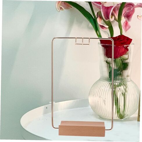 Flip Calendar Holder Desk Stand Metal Bracket Compact Design Professional Office Desktop Calendar Accessory Elegant Sophisticated Workspace Organizer in Saudi Arabia