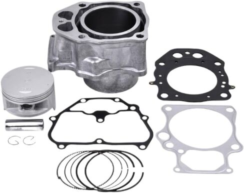 مجموعة أدوات إصلاح رأس الأسطوانة مجموعة حشية حلقات المكبس 4X متوافقة مع قطع غيار السيارات والدراجات النارية TRX Rancher 420 4x4 ناقل الحركة اليدوي TRX420 FM8 FM6 2008 in Kuwait