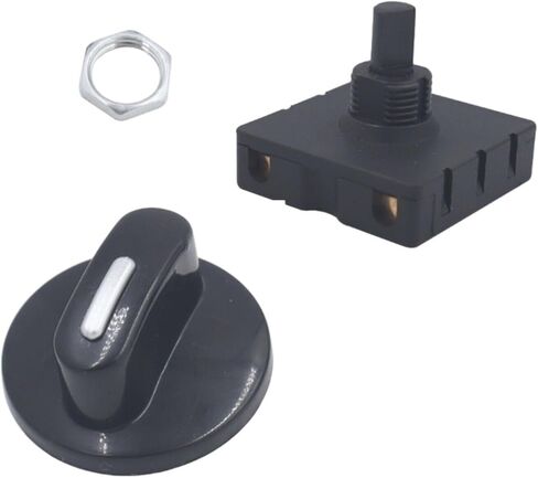 قطع غيار السيارات 4-موقف 3-سرعة مروحة محدد مفتاح دوار مع مقبض 10AMP 120V-250V Mod-A98P-687 in Kuwait