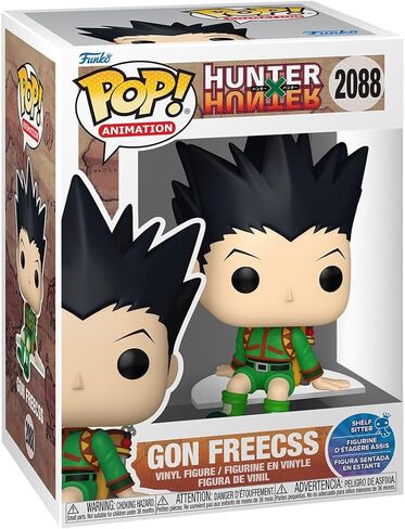 Funko Pop! Animation: Hunter X Hunter - Gon Freecss (Sitting) - Collectable Vinyl Figure - Gift Idea - Official Merchandise - Toys for Kids & Adults - Anime Fans - Model Figure for Collectors in Saudi Arabia