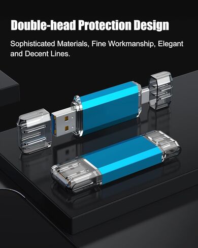 512GB USB C Flash Drive, KOOTION 2-in-1 Type-C Flash Drive USB-A & USB-C 3.0 Dual Drive OTG, Thumb Drive Memory Stick for Android Smartphone/Tablet/PC in Kuwait