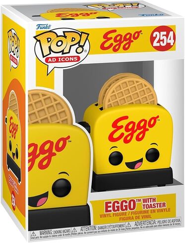 فانكو بوب! أيقونة الإعلان: Kellogg's - Eggo with Toaster - شخصية الفينيل القابلة للتجميع - فكرة هدية - البضائع الرسمية - ألعاب للأطفال والكبار - عشاق أيقونات الإعلانات in Saudi Arabia
