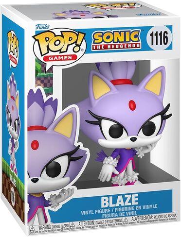 فانكو بوب! الألعاب: Sonic The Hedgehog - Blaze - Blaze The Cat - شخصية الفينيل القابلة للتجميع - فكرة هدية - البضائع الرسمية - ألعاب للأطفال والكبار - عشاق ألعاب الفيديو in Saudi Arabia