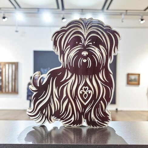Handmade Wooden Shih Tzu Carving – Animals/Dog in Saudi Arabia