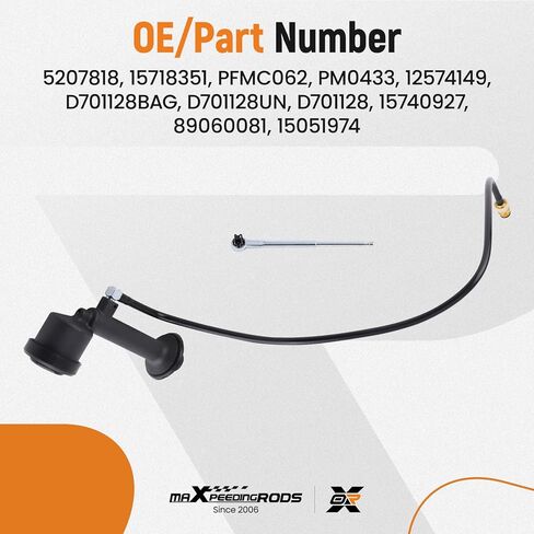 maXpeedingrods Clutch Master Cylinder and Line Assembly for Chevrolet S10, for GMC Sonoma 1998-2003 2.2L L4, Replace 5207818 15718351 in Saudi Arabia