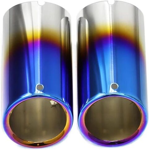 Car Exhaust Tip For BMW X7 G07 X5 G05 X6 G06 For M40i M50i Exhaust Tips Muffler Stainless Steel Exhaust Pipe 2019-2024 Rear End Components(Black) in Saudi Arabia
