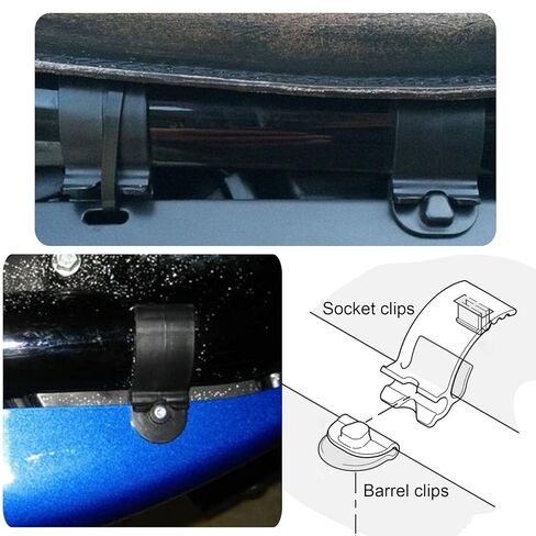 Left Side Battery Cover Clips Battery Cover Mount Socket Clips Compatible with Harley Sportster XL883 XL1200 48 72 2004-2021 in Saudi Arabia