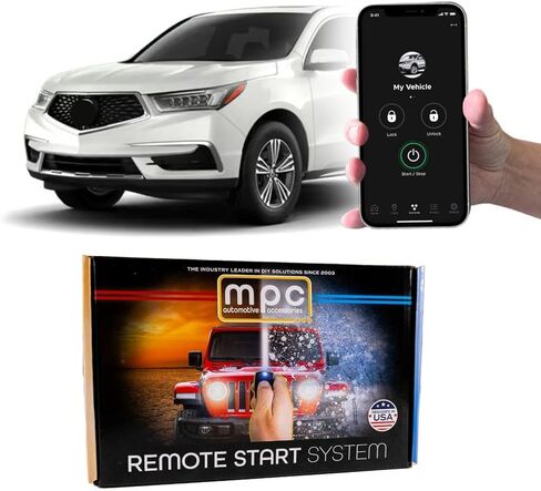 مجموعة البدء عن بعد المنشط للهواتف الذكية/المصنع عن بعد من MPC المتوافقة مع Acura MDX 2014-2020 - الدفع إلى البدء - T-Harness - البرامج الثابتة المحملة مسبقًا - خدمة مجانية لمدة عام - دعم فني بالولايات المتحدة الأمريكية in Saudi Arabia