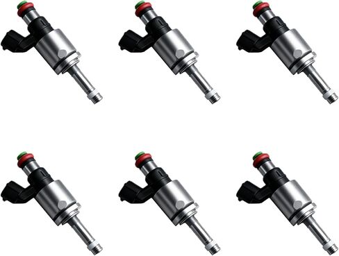 Fuel Injectors 16450R9PA01 Compatible with Acura MDX RLX TLX 3.5L 2014-2020 Replace 16010-R9P-305 Set of 6 in Saudi Arabia