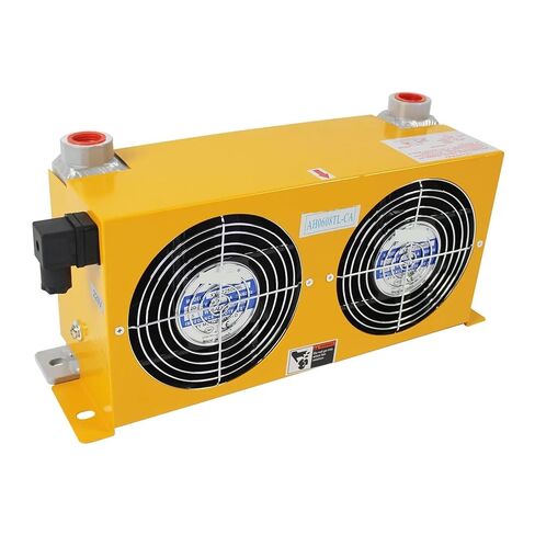 AH0608TL-CA 60L/min Flow Radiator Oil Cooler Heat Exchanger Air Cooler Plate Pin Radiator Hydraulic System Rapid Reduce Temperature(AC380V) in Saudi Arabia