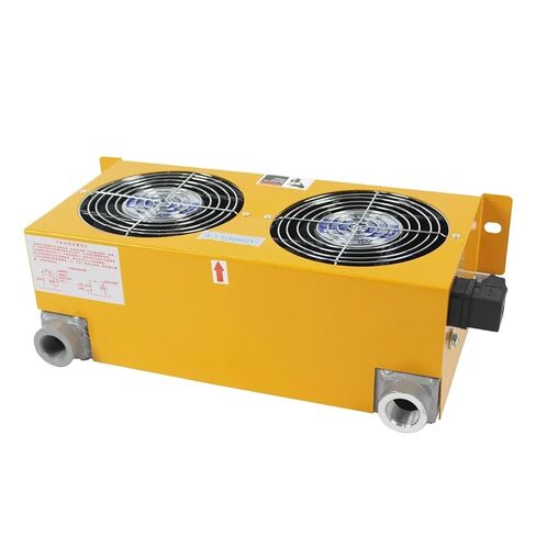 AH0608TL-CA 60L/min Flow Radiator Oil Cooler Heat Exchanger Air Cooler Plate Pin Radiator Hydraulic System Rapid Reduce Temperature(AC380V) in Saudi Arabia