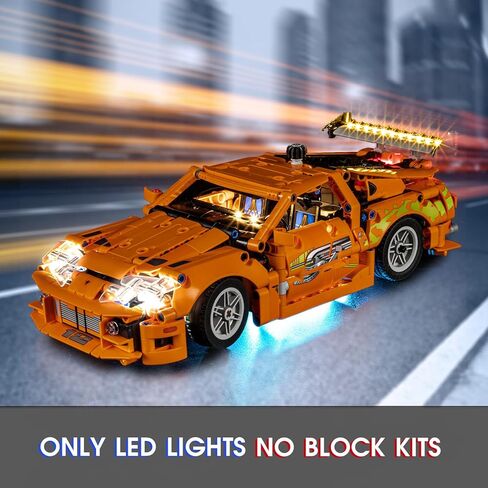 Vaodest Led Light for Lego 42204 Fast and Furious Supra-MK4 Building Blocks Model,Design and Configuration Compatible with Model 42204 (Led Light Only, Not Building Block Kit) in Kuwait