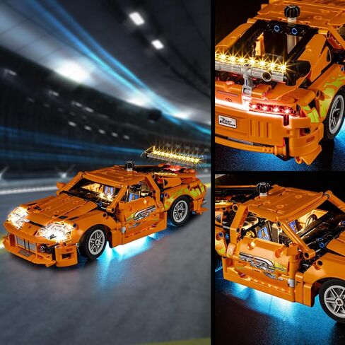 Vaodest Led Light for Lego 42204 Fast and Furious Supra-MK4 Building Blocks Model,Design and Configuration Compatible with Model 42204 (Led Light Only, Not Building Block Kit) in Kuwait