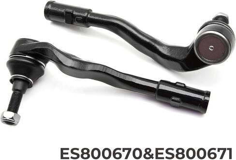 2pcs Suspension Tie Rod End Kit for Porsche Macan for Audi A4/A4 Quattro allroad /A4 allroad S4 A5 S5 RS5 A6 A7 Replace# ES800670 ES800671 in Saudi Arabia