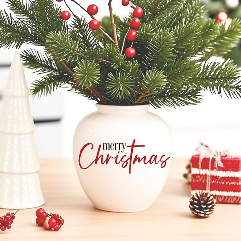 ملصقات عيد ميلاد سعيد لصنع البطاقات، شارات الفينيل كلمة عيد ميلاد سعيد للحرف اليدوية وحقيبة الهدايا والهدايا وسجلات القصاصات (Merry140) in Kuwait