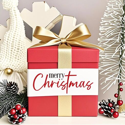 ملصقات عيد ميلاد سعيد لصنع البطاقات، شارات الفينيل كلمة عيد ميلاد سعيد للحرف اليدوية وحقيبة الهدايا والهدايا وسجلات القصاصات (Merry140) in Kuwait