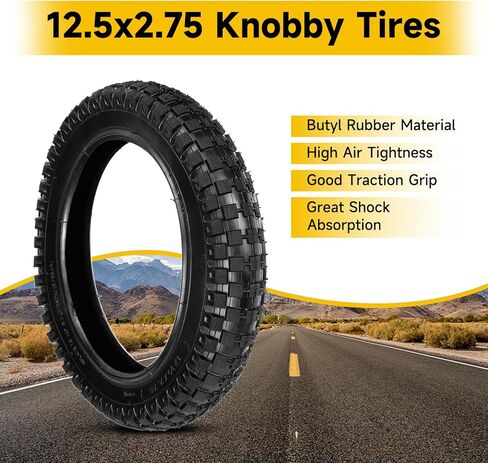 HIAORS 2 قطعة 12.5 × 2.75 (12 1/2 × 2 3/4) 12-1/2 × 2.75 أنبوب داخلي صغير للدراجة الترابية TR13 صمام مستقيم لشفرات الحلاقة الكثبان الرملية وصواريخ الأوساخ MX350 MX400 X-Treme أجزاء سكوتر كهربائي in Saudi Arabia