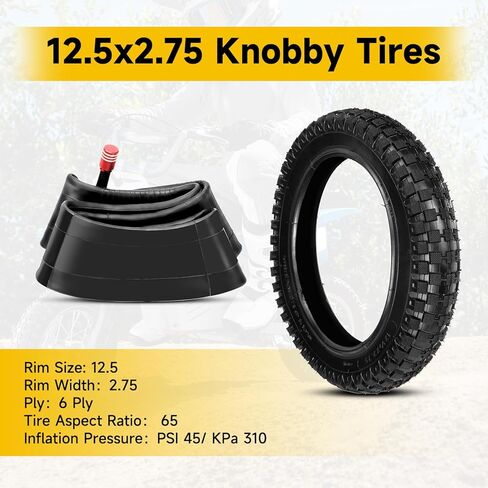 HIAORS 2 قطعة 12.5 × 2.75 (12 1/2 × 2 3/4) 12-1/2 × 2.75 أنبوب داخلي صغير للدراجة الترابية TR13 صمام مستقيم لشفرات الحلاقة الكثبان الرملية وصواريخ الأوساخ MX350 MX400 X-Treme أجزاء سكوتر كهربائي in Saudi Arabia