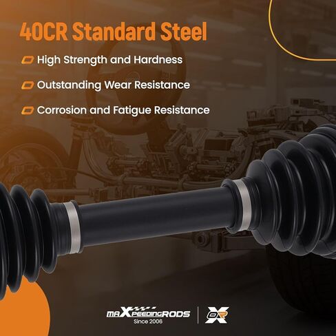 مجموعة عمود المحور الأمامي من maxpeedingrods لـ Dodge Ram 1500 2002-2010، لـ Ram 1500 2011، جانب السائق أو الراكب، استبدال # 5072389AA، 5072389AB in Kuwait
