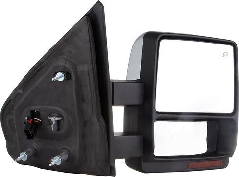 زوج مرايا السحب من Aintier مناسب لـ 1997-2003 لسيارة Ford For F150 القياسية الكابينة الممتدة مع تعديل الطاقة بدون تسخين ولا ضوء إشارة الانعطاف، مرايا سحب سوداء in Saudi Arabia