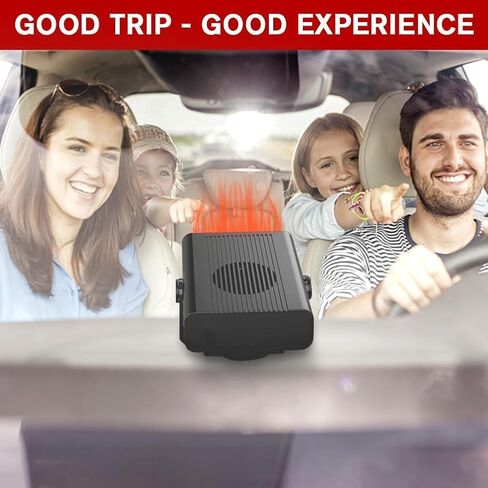 Car Heater, 12V Car Heater That Plugs Into Cigarette Lighte, Portable Car Heaters for Vehicle, 2 in 1 Heating & Cooling Fast Windshield Defrost Defogger in Saudi Arabia