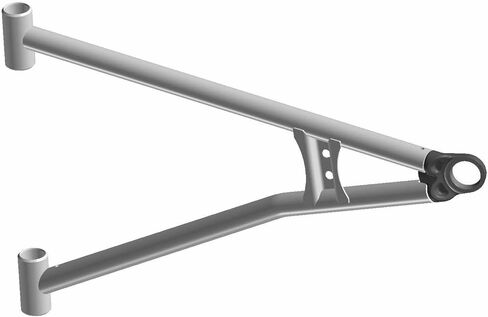 Polaris Ranger Control Arm, Front, Lower, Left Side, Orange Burst, Genuine OEM Part 1021416-647, Qty 1 in Saudi Arabia