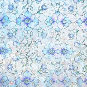 Colorful Stained Glass Window Film, Rainbow Door Privacy Films Static Cling Window Tint Decorative Sun Catcher Decal Heat Cotrol Anti UV for Home and Office,17.5x78.7 in. in Kuwait