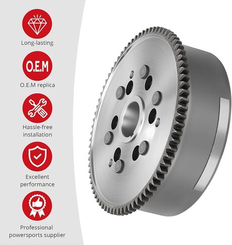 JAVIK Flywheel Rotor Ring Gear For Yamaha Grizzly 600 YFM600FW 4x4 1998-2001 O.E.M# 5GT-85550-01-00 5GT-85550-00-00 in Saudi Arabia