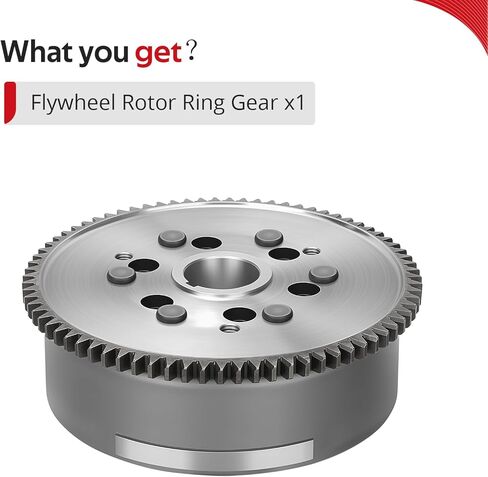 JAVIK Flywheel Rotor Ring Gear For Yamaha Grizzly 600 YFM600FW 4x4 1998-2001 O.E.M# 5GT-85550-01-00 5GT-85550-00-00 in Saudi Arabia