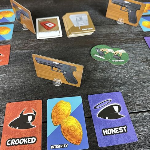 Pull the Pin Games Good Cop Bad Cop - ألعاب الطاولة وألعاب الورق من أجل متعة ملحمية - لعبة بطاقات الهوية المخفية - خصم اجتماعي سريع الخطى - سهلة التعلم - 4-8 لاعبين - لعبة عائلية حائزة على جوائز in Saudi Arabia