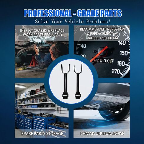 2PCS Rear Lower Forward Control Arm Kit Compatible with 2007-2010 Chry.sler Sebring/Cirrus, 2008-2010 Dodge Avenger, 2009-2010 Dodge Journey - Driver & Passenger Side Replacement RK641853 in Kuwait